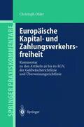 Ohler |  Europäische Kapital- und Zahlungsverkehrsfreiheit | Buch |  Sack Fachmedien