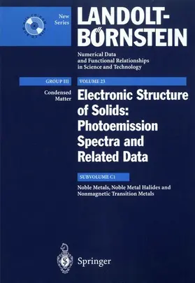 Goldmann |  Noble Metals, Noble Metal Halides and Nonmagnetic Transition Metals | Buch |  Sack Fachmedien