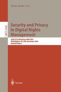 Sander |  Security and Privacy in Digital Rights Management | Buch |  Sack Fachmedien