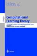 Sloan / Kivinen |  Computational Learning Theory | Buch |  Sack Fachmedien