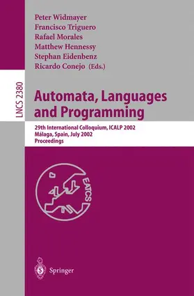 Widmayer / Triguero / Morales | Automata, Languages and Programming | Buch | 978-3-540-43864-9 | sack.de