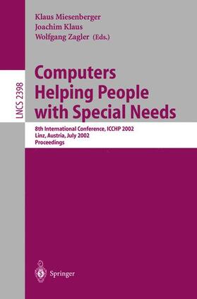 Miesenberger / Zagler / Klaus |  Computers Helping People with Special Needs | Buch |  Sack Fachmedien