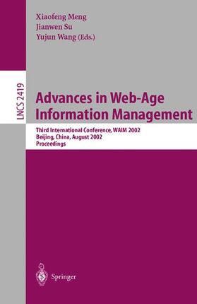 Meng / Wang / Su | Advances in Web-Age Information Management | Buch | 978-3-540-44045-1 | sack.de