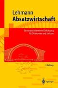 Lehmann |  Absatzwirtschaft | Buch |  Sack Fachmedien