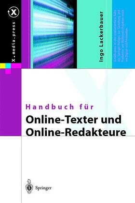 Lackerbauer | Handbuch für Online-Texter und Online-Redakteure | Buch | 978-3-540-44093-2 | sack.de