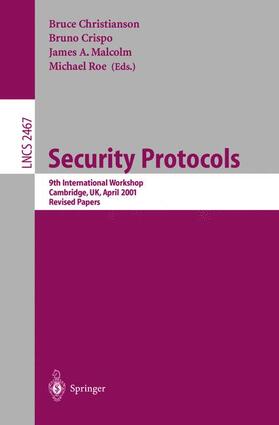 Christianson / Roe / Crispo | Security Protocols | Buch | 978-3-540-44263-9 | sack.de