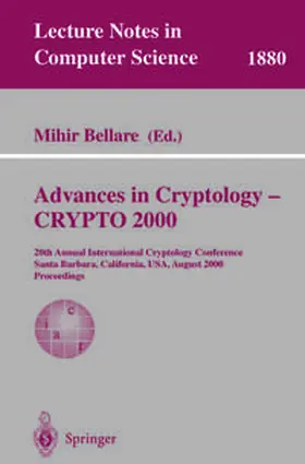 Bellare | Advances in Cryptology - CRYPTO 2000 | E-Book | www.sack.de