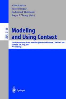 Akman / Bouquet / Thomason | Modeling and Using Context | E-Book | sack.de