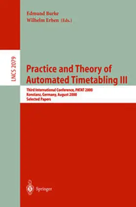 Burke / Erben | Practice and Theory of Automated Timetabling III | E-Book | sack.de