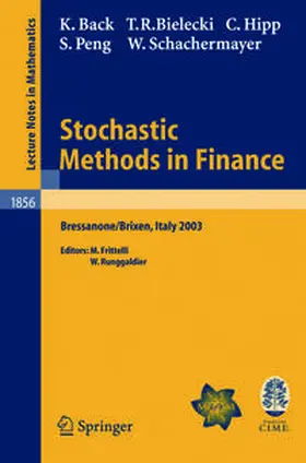 Back / Frittelli / Bielecki |  Stochastic Methods in Finance | eBook | Sack Fachmedien