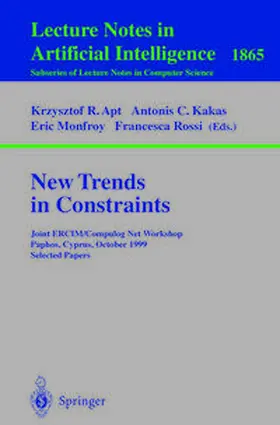 Apt / Kakas / Monfroy | New Trends in Constraints | E-Book | sack.de