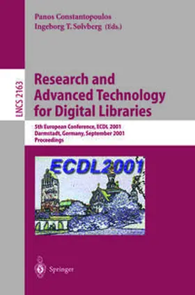 Constantopoulos / Solvberg |  Research and Advanced Technology for Digital Libraries | eBook | Sack Fachmedien