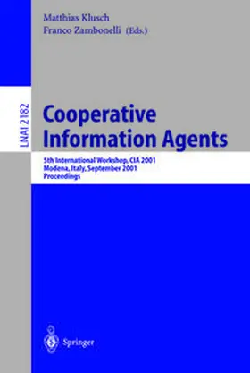 Klusch / Zambonelli |  Cooperative Information Agents V | eBook | Sack Fachmedien