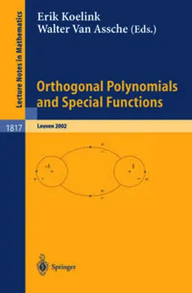 Koelink / Van Assche |  Orthogonal Polynomials and Special Functions | eBook | Sack Fachmedien