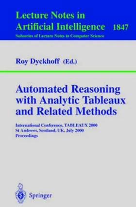 Dyckhoff |  Automated Reasoning with Analytic Tableaux and Related Methods | eBook | Sack Fachmedien