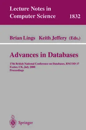Lings / Jeffery | Advances in Databases | E-Book | sack.de
