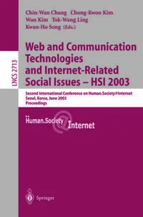 Chung / Kim / Ling | Web Communication Technologies and Internet-Related Social Issues - HSI 2003 | E-Book | sack.de