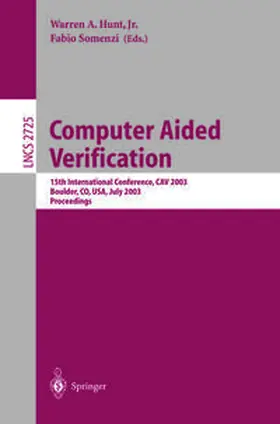 Hunt, Jr. / Hunt / Somenzi | Computer Aided Verification | E-Book | sack.de