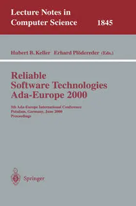 Keller / Plödereder | Reliable Software Technologies Ada-Europe 2000 | E-Book | sack.de