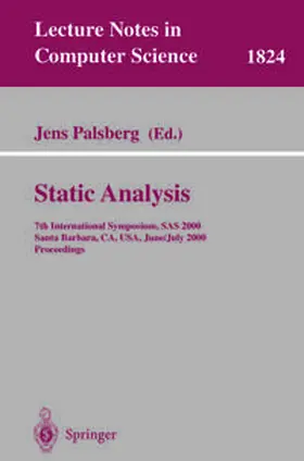 Palsberg | Static Analysis | E-Book | sack.de