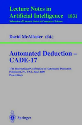 McAllester | Automated Deduction - CADE-17 | E-Book | sack.de