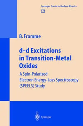 Fromme | d-d Excitations in Transition-Metal Oxides | E-Book | www.sack.de
