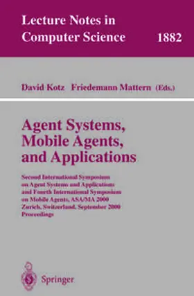 Kotz / Mattern | Agent Systems, Mobile Agents, and Applications | E-Book | sack.de