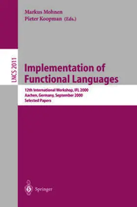 Mohnen / Koopman | Implementation of Functional Languages | E-Book | www.sack.de