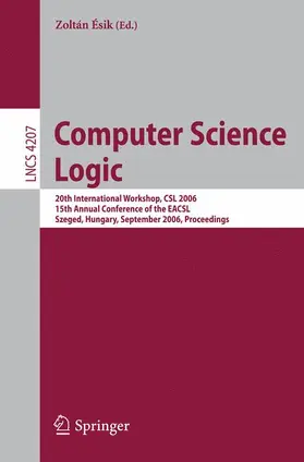 Ésik |  Computer Science Logic | Buch |  Sack Fachmedien