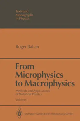 Balian |  From Microphysics to Macrophysics | eBook | Sack Fachmedien