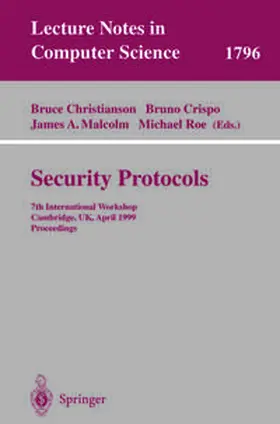 Christianson / Crispo / Malcolm | Security Protocols | E-Book | sack.de