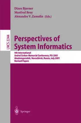 Bjørner / Broy / Zamulin |  Perspectives of System Informatics | eBook | Sack Fachmedien