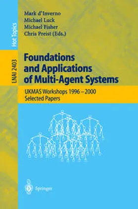 D'Inverno / Luck / Fisher |  Foundations and Applications of Multi-Agent Systems | eBook | Sack Fachmedien