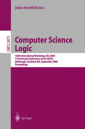 Bradfield | Computer Science Logic | E-Book | sack.de