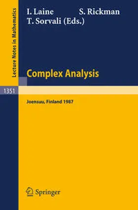 Laine / Rickman / Sorvali |  Complex Analysis Joensuu 1987 | eBook | Sack Fachmedien