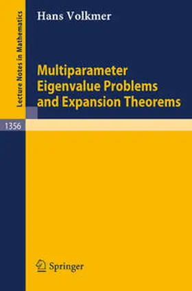 Volkmer | Multiparameter Eigenvalue Problems and Expansion Theorems | E-Book | www.sack.de