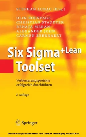 Roenpage / Lunau / Staudter |  Six Sigma+Lean Toolset | eBook | Sack Fachmedien