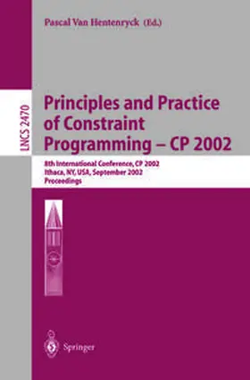 Hentenryck | Principles and Practice of Constraint Programming - CP 2002 | E-Book | sack.de