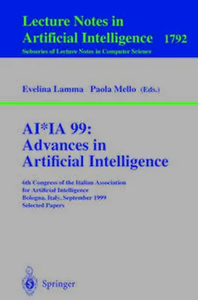 Lamma / Mello | AI*IA 99:Advances in Artificial Intelligence | E-Book | sack.de
