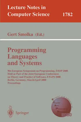 Smolka |  Programming Languages and Systems | eBook | Sack Fachmedien