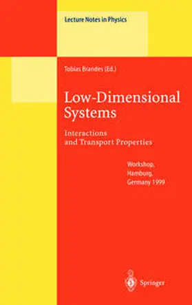Brandes | Low-Dimensional Systems | E-Book | www.sack.de