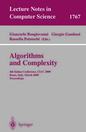 Bongiovanni / Gambosi / Petreschi | Algorithms and Complexity | E-Book | sack.de