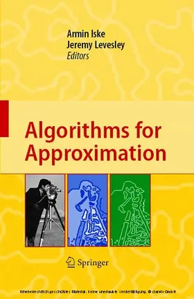 Iske / Levesley | Algorithms for Approximation | E-Book | sack.de