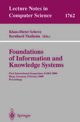 Schewe / Thalheim | Foundations of Information and Knowledge Systems | E-Book | sack.de