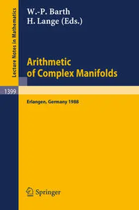 Barth / Lange | Arithmetic of Complex Manifolds | E-Book | www.sack.de