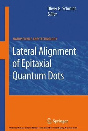 Schmidt | Lateral Alignment of Epitaxial Quantum Dots | E-Book | sack.de