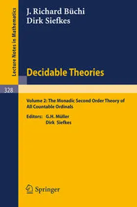 Büchi / Müller / Siefkes |  Decidable Theories | eBook | Sack Fachmedien