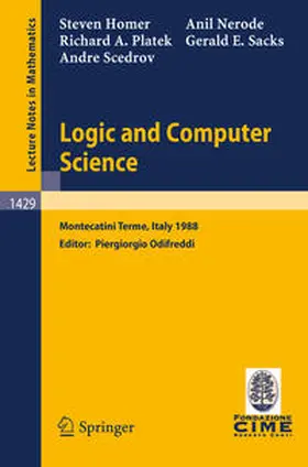 Homer / Odifreddi / Nerode |  Logic and Computer Science | eBook | Sack Fachmedien