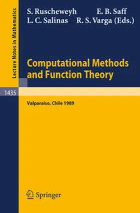 Ruscheweyh / Saff / Salinas | Computational Methods and Function Theory | E-Book | www.sack.de