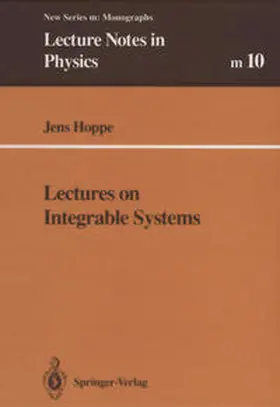 Hoppe |  Lectures on Integrable Systems | eBook | Sack Fachmedien